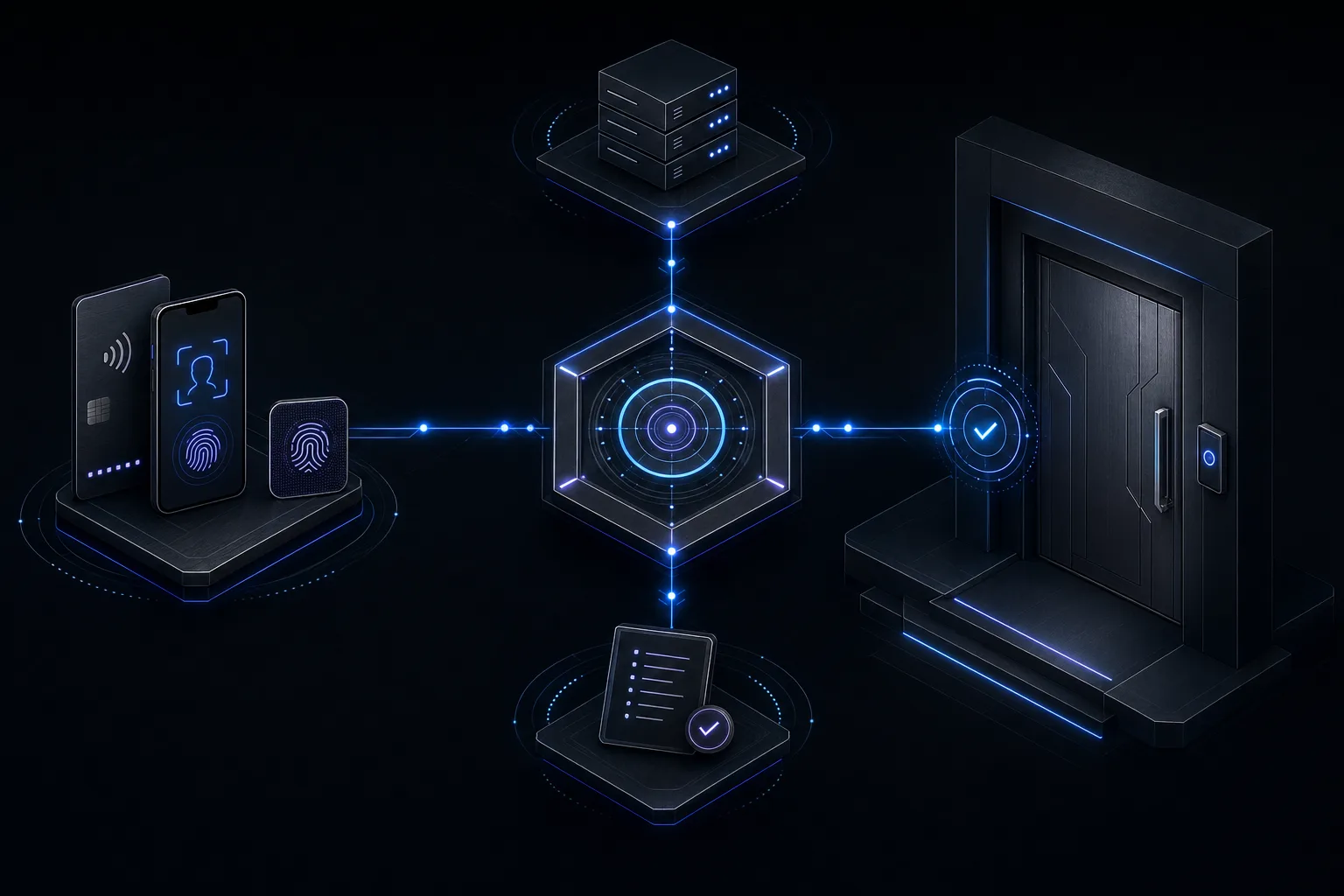 Reference architecture diagram for access control systems