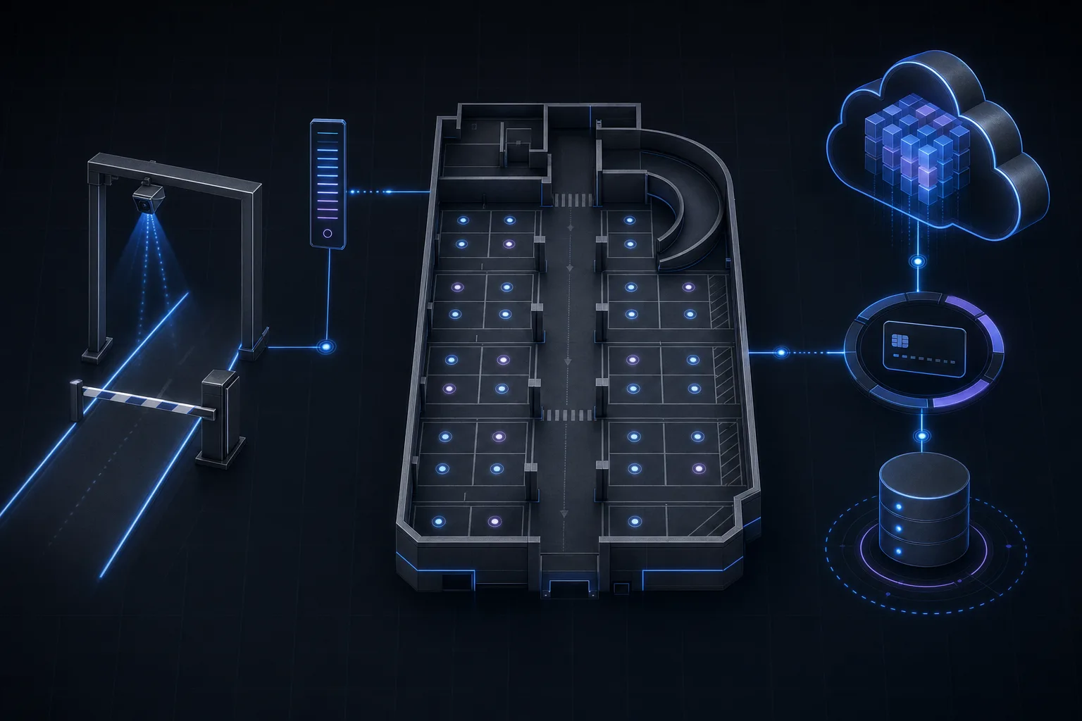 Reference architecture diagram for smart parking