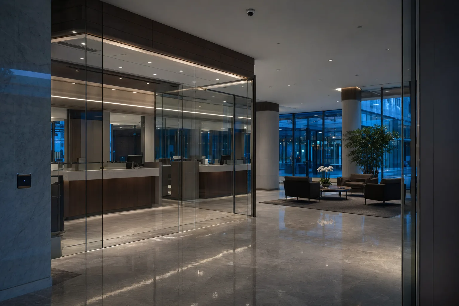 Representative banking & finance environment of the kind ZEI engineers infrastructure for