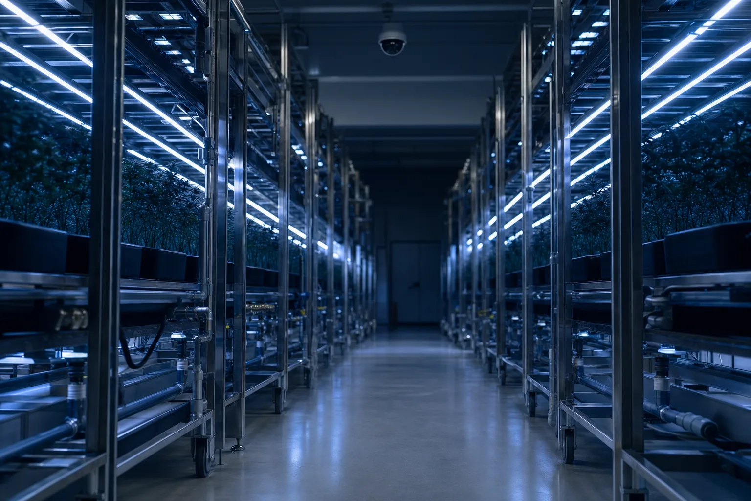 Representative cannabis facilities environment of the kind ZEI engineers infrastructure for
