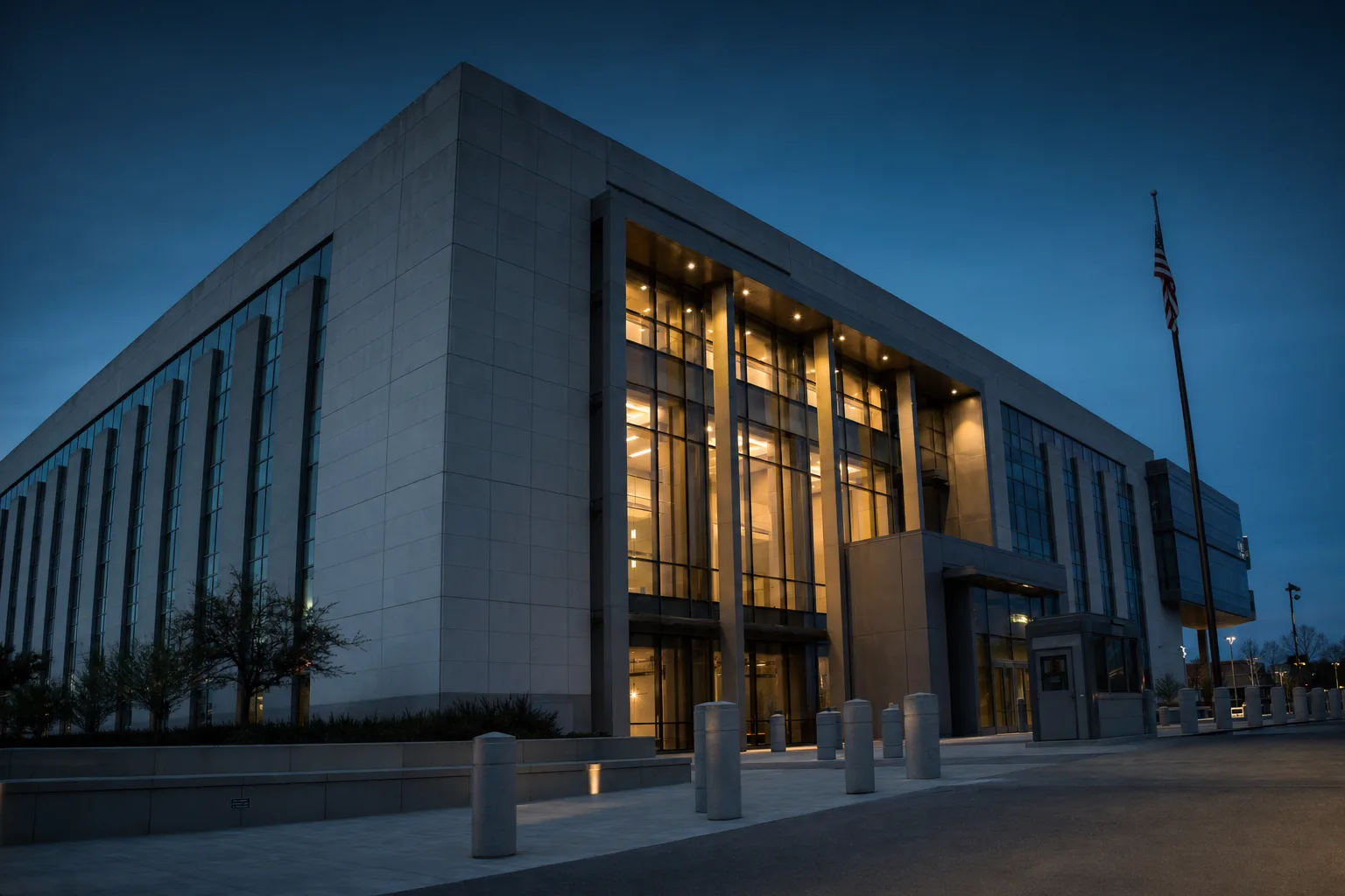 Representative government facilities environment of the kind ZEI engineers infrastructure for