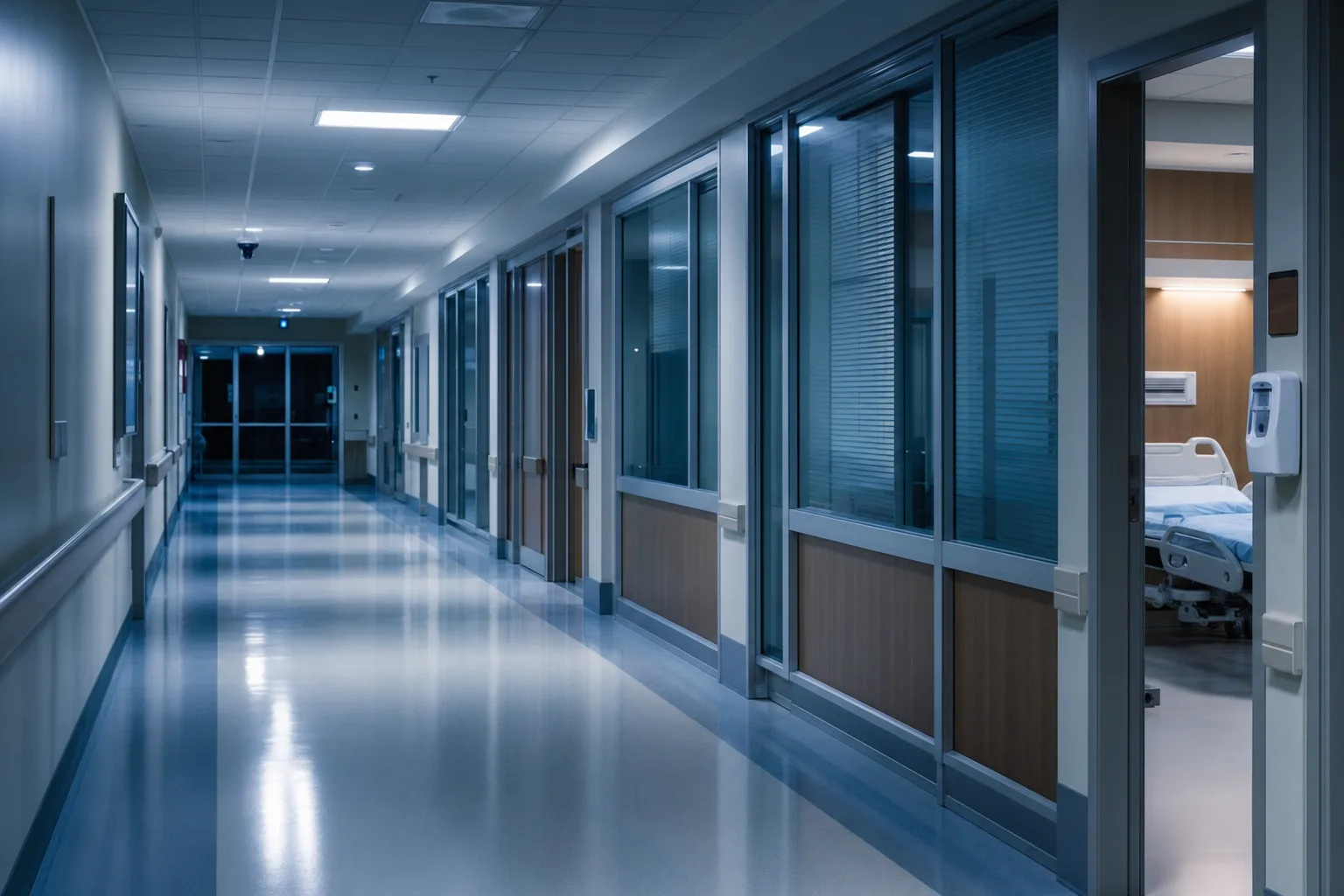 Representative healthcare & hospitals environment of the kind ZEI engineers infrastructure for