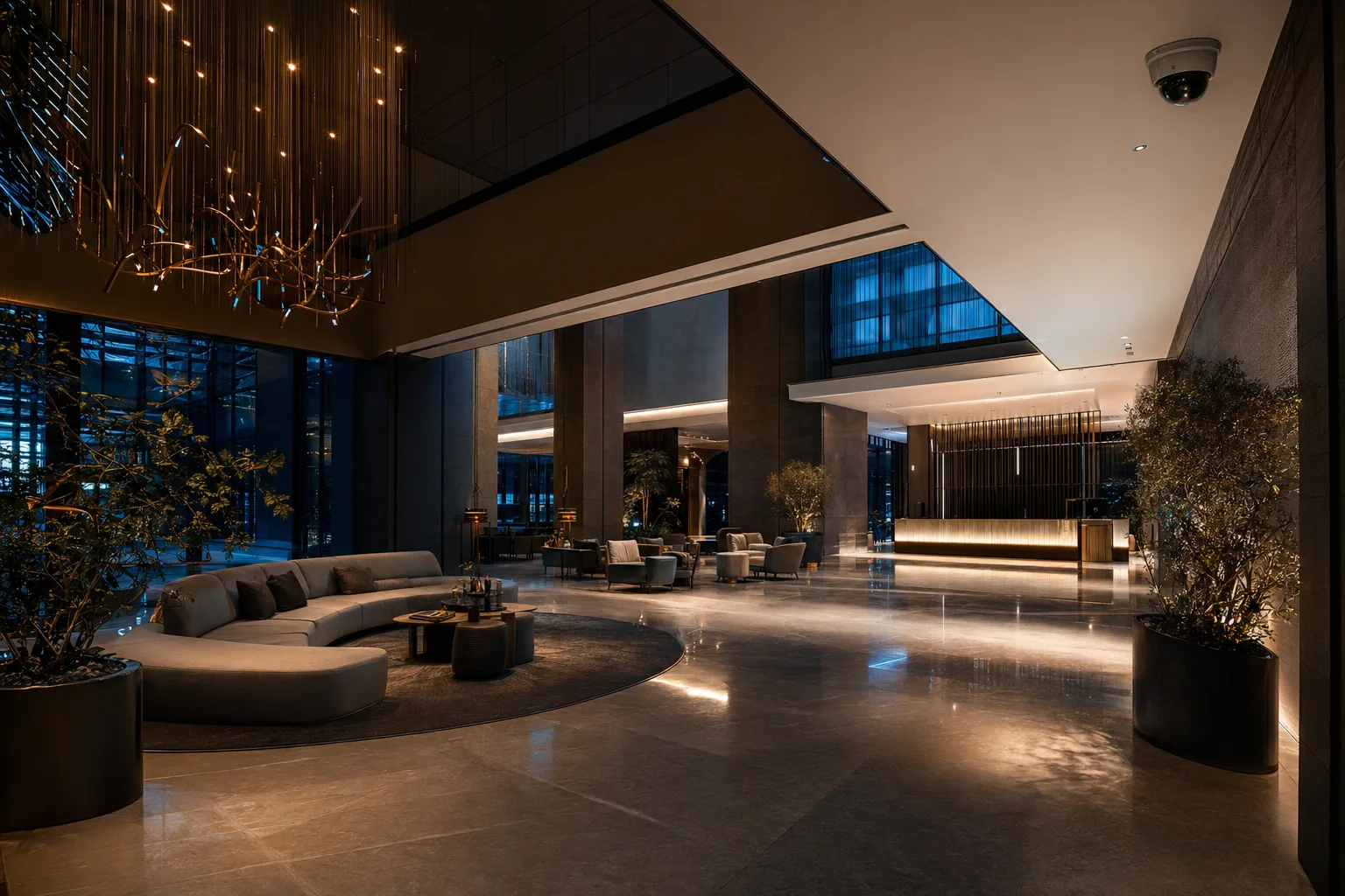 Representative hotels & hospitality environment of the kind ZEI engineers infrastructure for