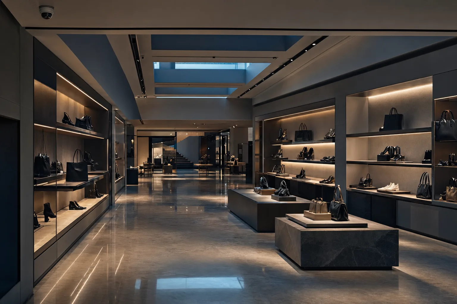 Representative retail & commercial environment of the kind ZEI engineers infrastructure for