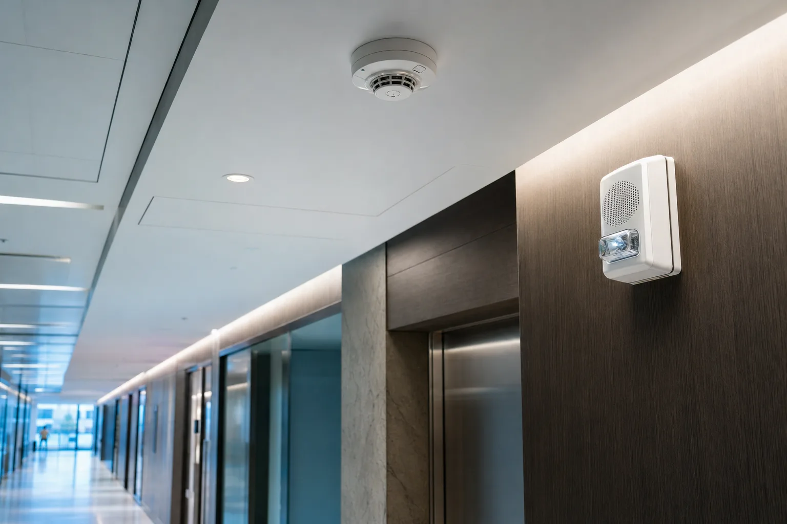 Representative real-world environment where ZEI deploys fire alarm systems